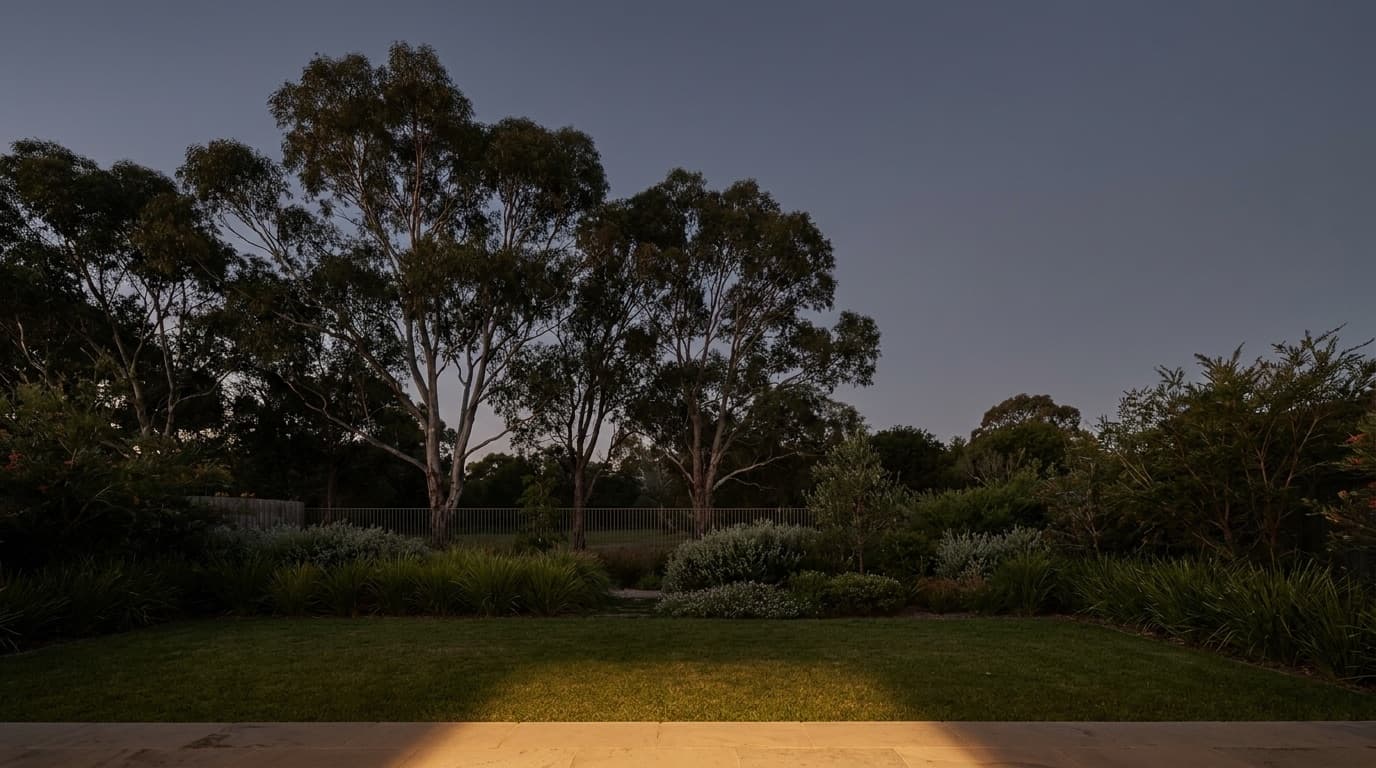 Concept visualisation of a landscaped garden from the premium line